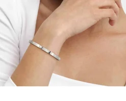 Bracciale pretty bangles acciaio cuori con zirconi Nomination