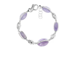Bracciale provenza argento con ametista Selezione zanolli