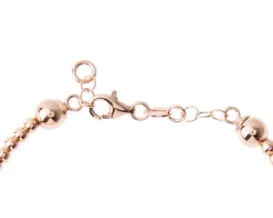 Bracciale pure argento con palline degradè rosè Sovrani