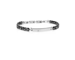 Bracciale strong acciaio con zircone Nomination