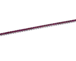Bracciale tennis oro 750‰ e rubini ct. 1.05 Davite & delucchi