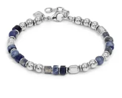 Bracciale uomo instinctstyle sea acciaio sodalite Nomination