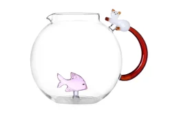 Brocca tabby cat pesce rosa e gatto bianco Ichendorf