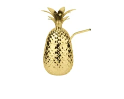 Calice ananas bar acciaio dorato Paderno