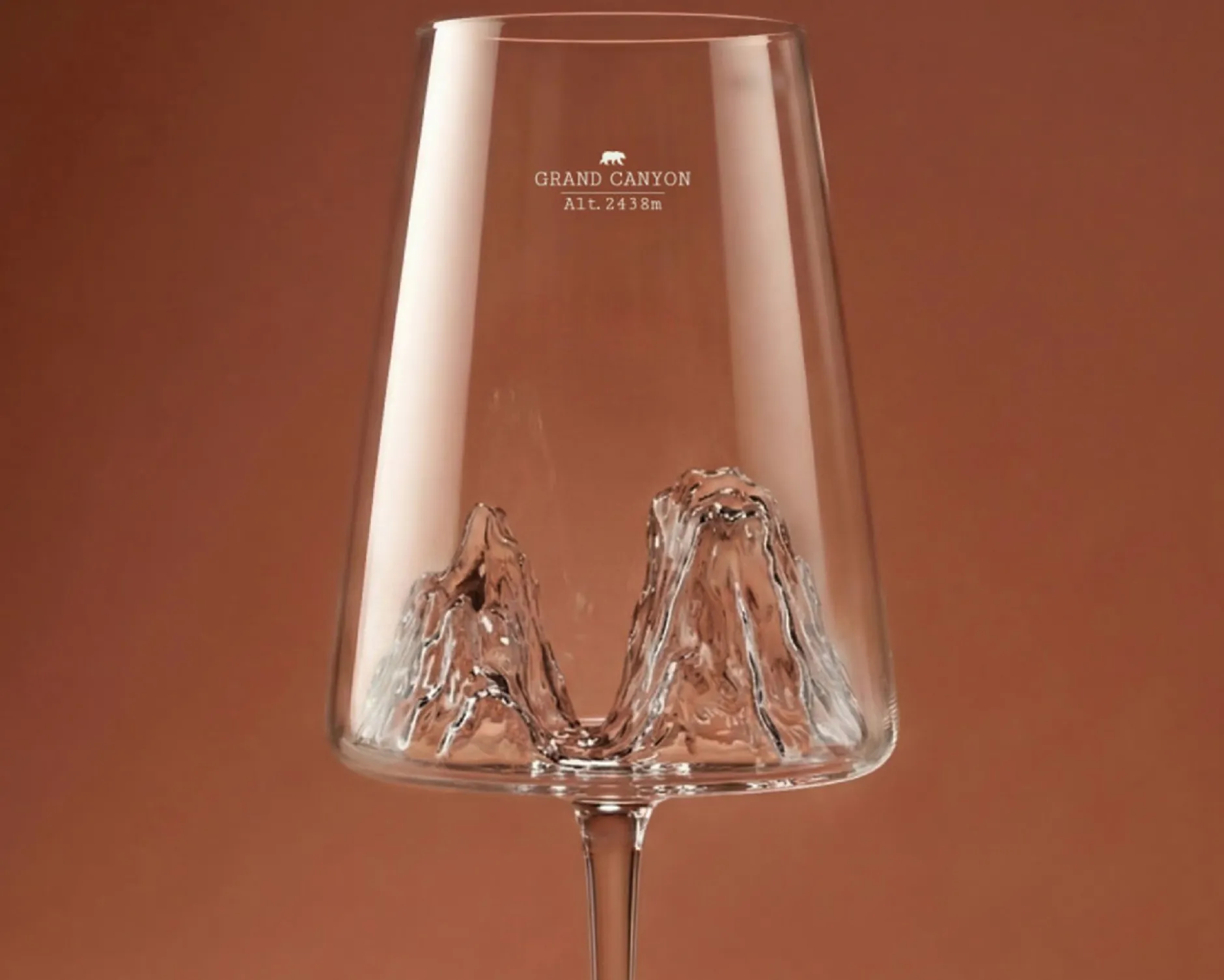Calice vino topographic grand canyon Alaskan maker