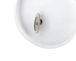 Campana carillon argento con fiocco rosa, celeste o bianco Selezione zanolli