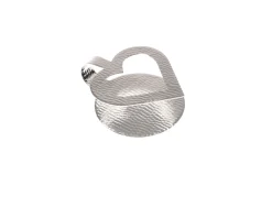 Candela cuore silver plated nera Selezione zanolli