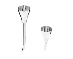 Candeliere a filo silver plated a due fiamme Selezione zanolli