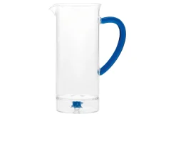Caraffa teca mare riccio blu Zafferano