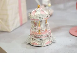 Carillon giostra dei cavalli rosa Selezione zanolli