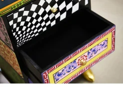 Cassettiera ancona arancione tre cassetti Tom's drag