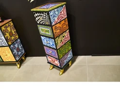 Cassettiera drag cabinet m dipinta a mano Tom's drag