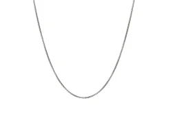 Catenina argento a maglia tubolare Selezione zanolli