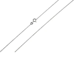 Catenina argento a palline diamantate Selezione zanolli