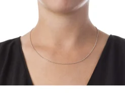 Catenina argento a palline diamantate Selezione zanolli