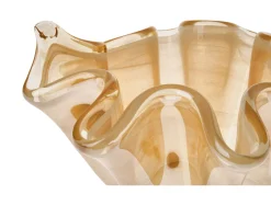 Centrotavola james bianco miele Murrina murano venezia