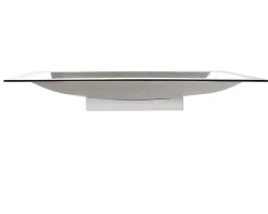 Centrotavola spigolo essentia argento quadro Selezione zanolli