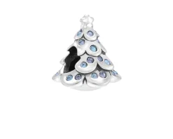 Charm frozen argento abete blu Chamilia