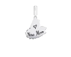Charm relazioni argento mamma nel nido Chamilia