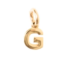 Ciondolo lettera g oro 750‰ Selezione zanolli