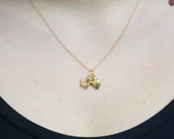 Ciondolo oro 9 kt con cuore Unoaerre