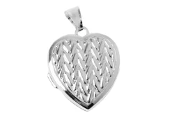 Ciondolo portafoto cuore argento Selezione zanolli