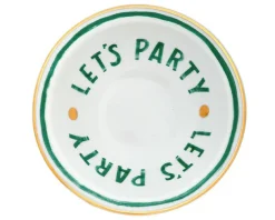Ciotola the club porcellana let's party verde Bitossi home