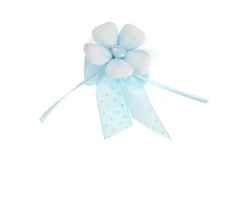 Ciuffo portaconfetti con fiocco azzurro Selezione zanolli
