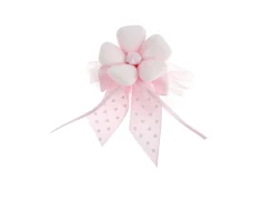 Ciuffo portaconfetti con fiocco rosa Selezione zanolli