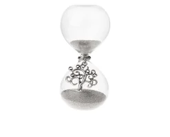 Clessidra albero della vita con sabbia argento e scatola regalo Selezione zanolli