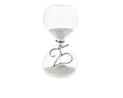 Clessidra 25° con sabbia argento e scatola regalo Selezione zanolli