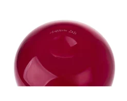 Clessidra vetro di murano pagliesco e rosso Venini