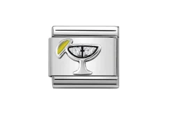 Cocktail composable acciaio argento e zirconi Nomination