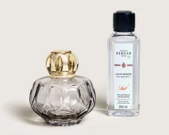 Cofanetto lampada catalitica rosalie grise con profumo 250 ml petillance exquise Maison berger paris
