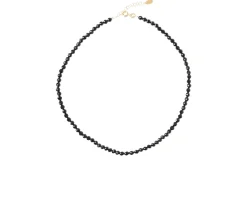 Collana argento con agata nera Selezione zanolli