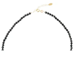 Collana argento con agata nera Selezione zanolli