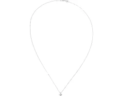 Collana argento con punto luce zircone bianco Selezione zanolli