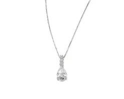 Collana argento con zirconi bianchi Sovrani