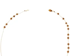 Collana argento dorato con corniola Selezione zanolli