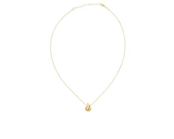 Collana argento dorato con pendente goccia Selezione zanolli