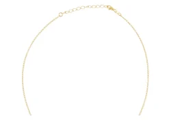 Collana argento dorato con pendente goccia Selezione zanolli