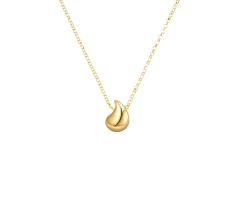 Collana argento dorato con pendente goccia Selezione zanolli
