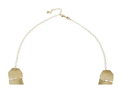 Collana argento dorato satinato Selezione zanolli