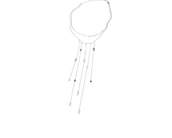 Collana argento multifili e piastrine Selezione zanolli