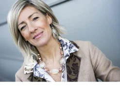 Collana argento rosè con ematite e cristallo di rocca Luisa della salda