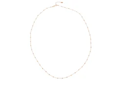 Collana argento rosè con palline Selezione zanolli