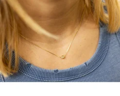 Collana armonica argento dorato quadrifoglio Nomination
