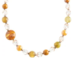 Collana aura vetro di murano topazio Murrina murano venezia