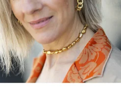 Collana boule argento dorato Unoaerre
