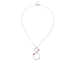 Collana dafne argento e corniola Selezione zanolli
